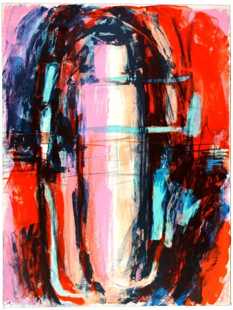 Litografia Siversten - Bateau de nuit