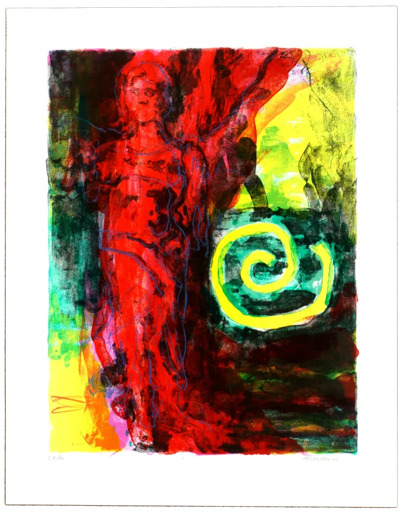 Litografia Siversten - Figure / Ornement