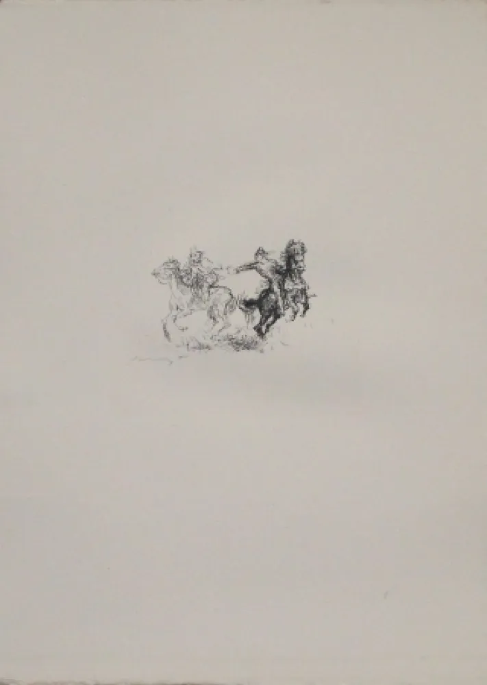 Litografia Slevogt - Die feindlichen Brüder 