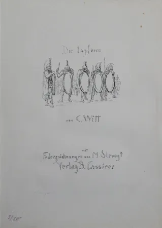 Litografia Slevogt - Titel 