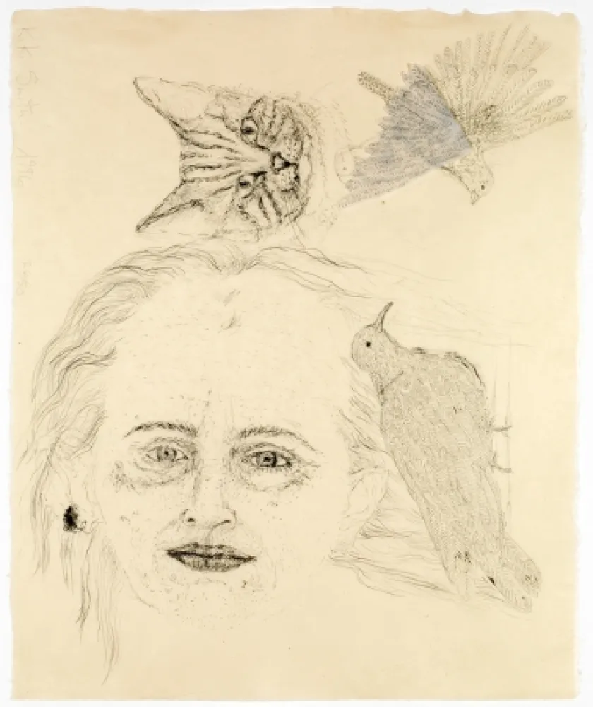 Litografia Smith - Ginzer and the birds