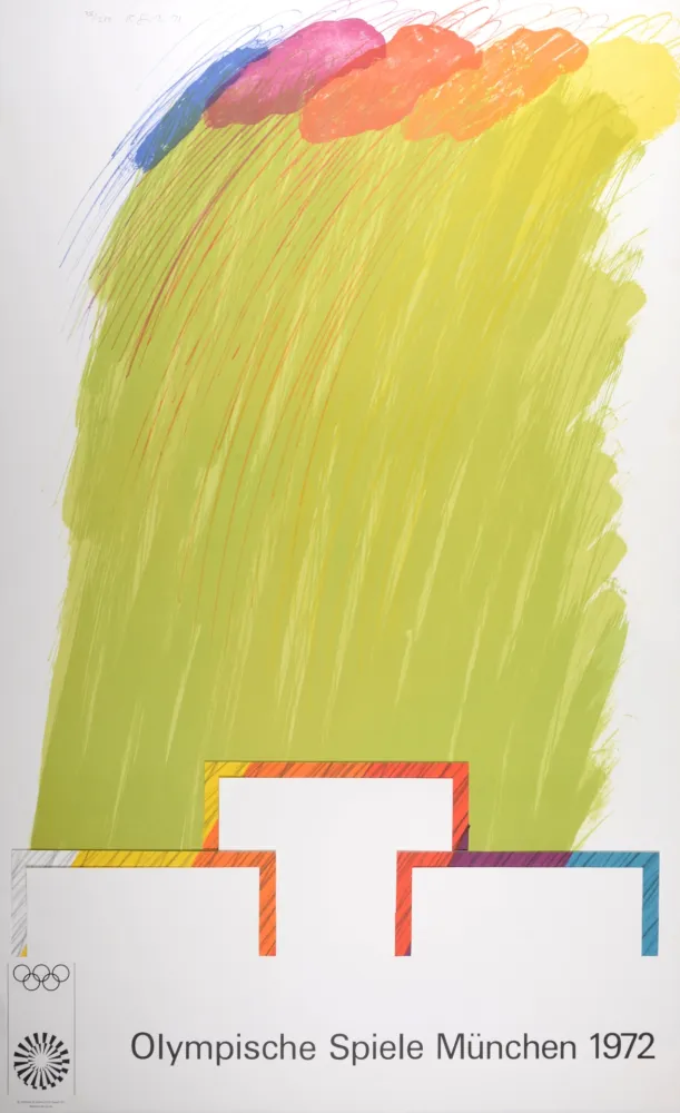 Litografia Smith - Olympische Spiele München 1972 - Hand-signed