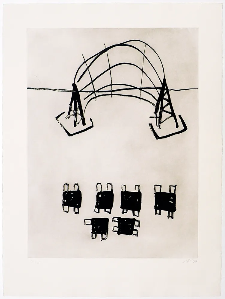 Incisione Solano - Plaça del joc de la pilota III