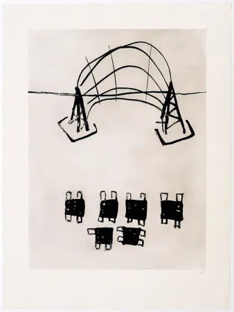 Incisione Solano - Plaça del joc de la pilota III