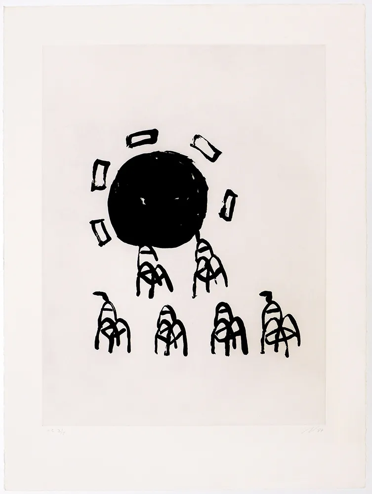 Incisione Solano - Plaça del joc de la pilota IV