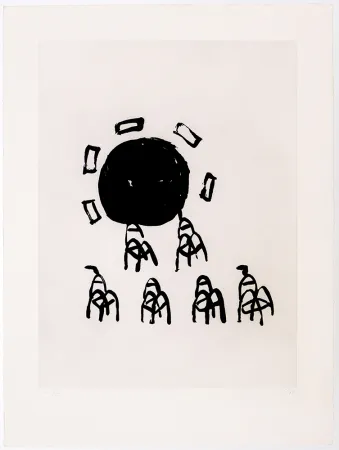 Incisione Solano - Plaça del joc de la pilota IV