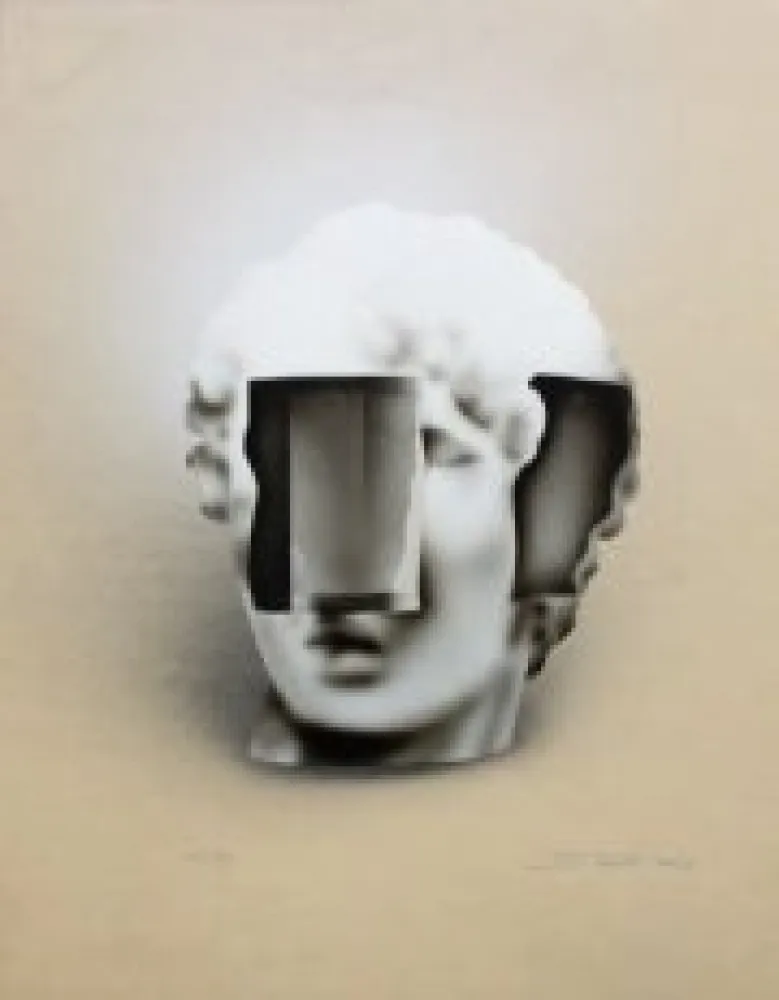 Litografia Sosno - Tete aus quatre vents