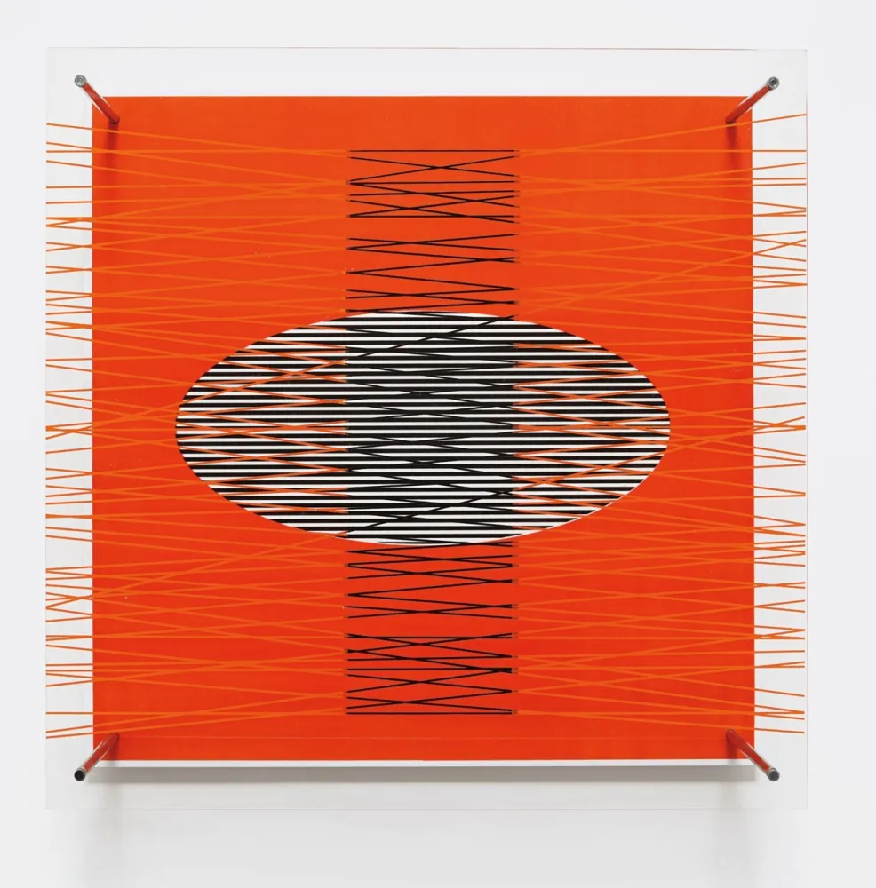 Multiplo Soto - Óvalo en el rojo