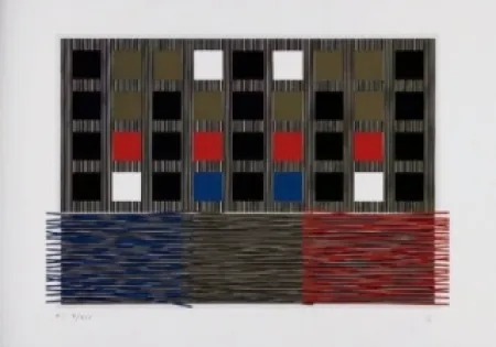 Serigrafia Soto - Sans titre