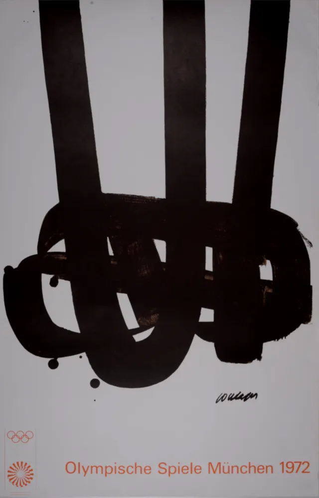 Litografia Soulages - Affcihe JO