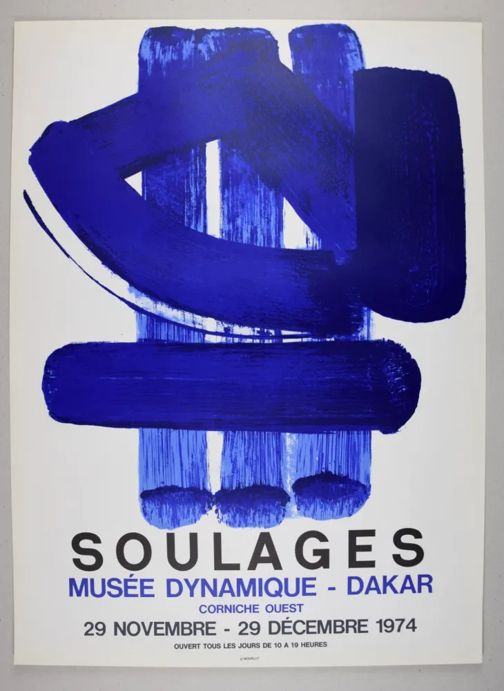 Litografia Soulages - AFFICHE DAKAR