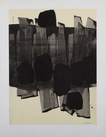 Offset Soulages (After) - Composition #9