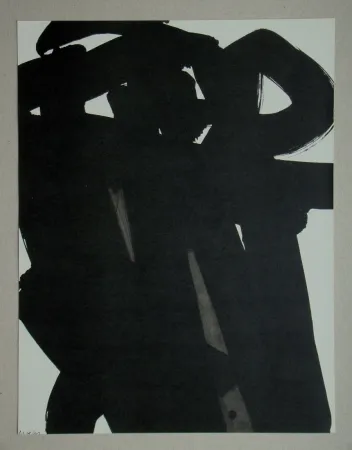 Litografia Soulages (After) - Gouache, 1966