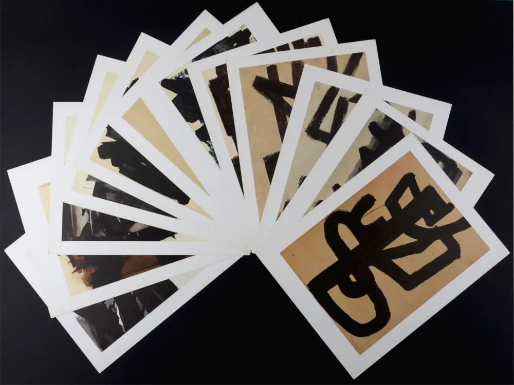 Litografia Soulages (After) - Hazan portfolio