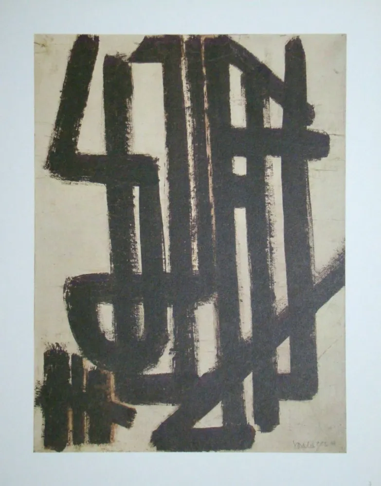 Litografia Soulages (After) - Peinture sur papier - 1948