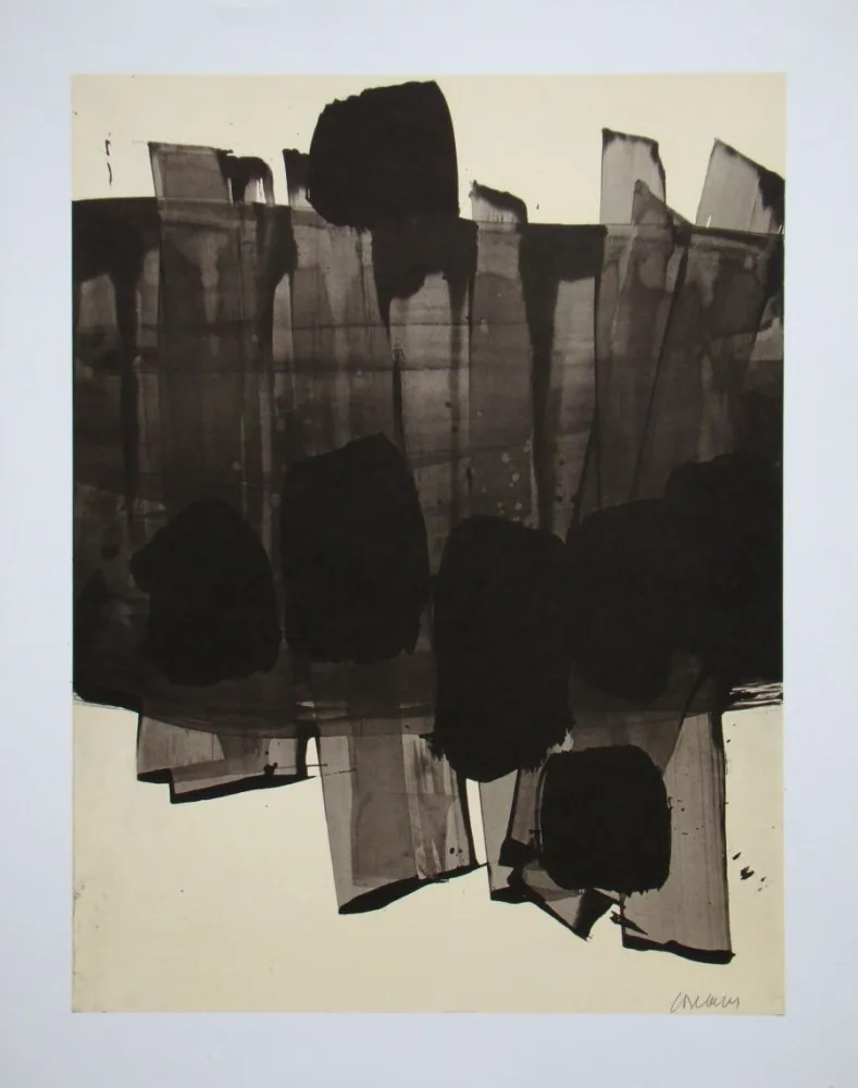 Litografia Soulages (After) - Peinture sur papier - 1959