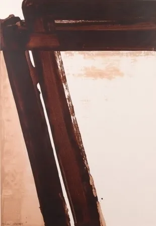 Serigrafia Soulages - Composition 15