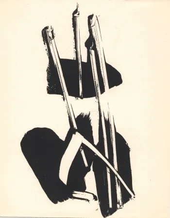 Litografia Soulages - Depaysage