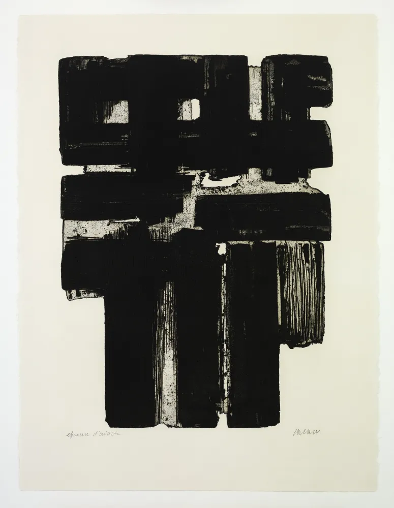 Non Tecnico Soulages - Eau Forte 10b