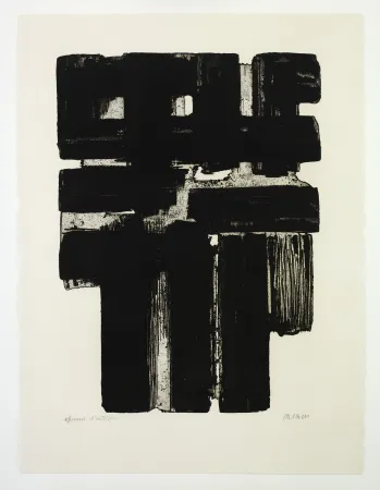 Non Tecnico Soulages - Eau Forte 10b