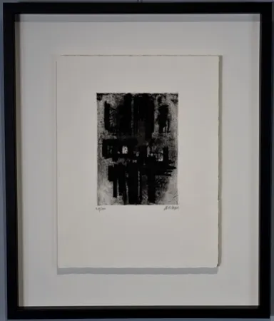 Acquaforte Soulages - EAU FORTE IV