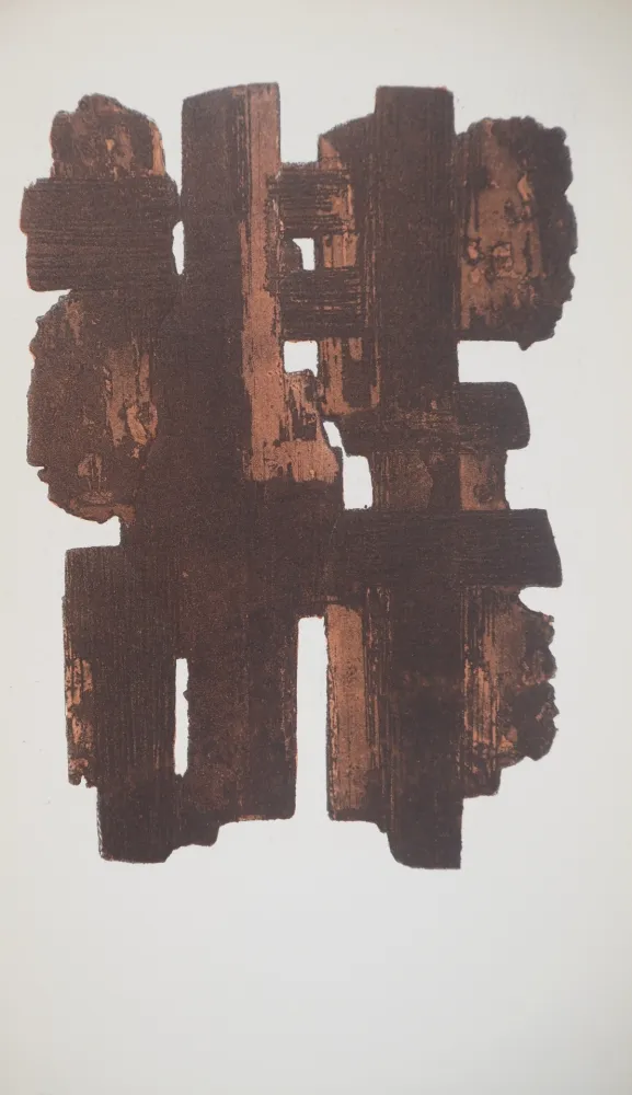 Litografia Soulages - Eau Forte IX
