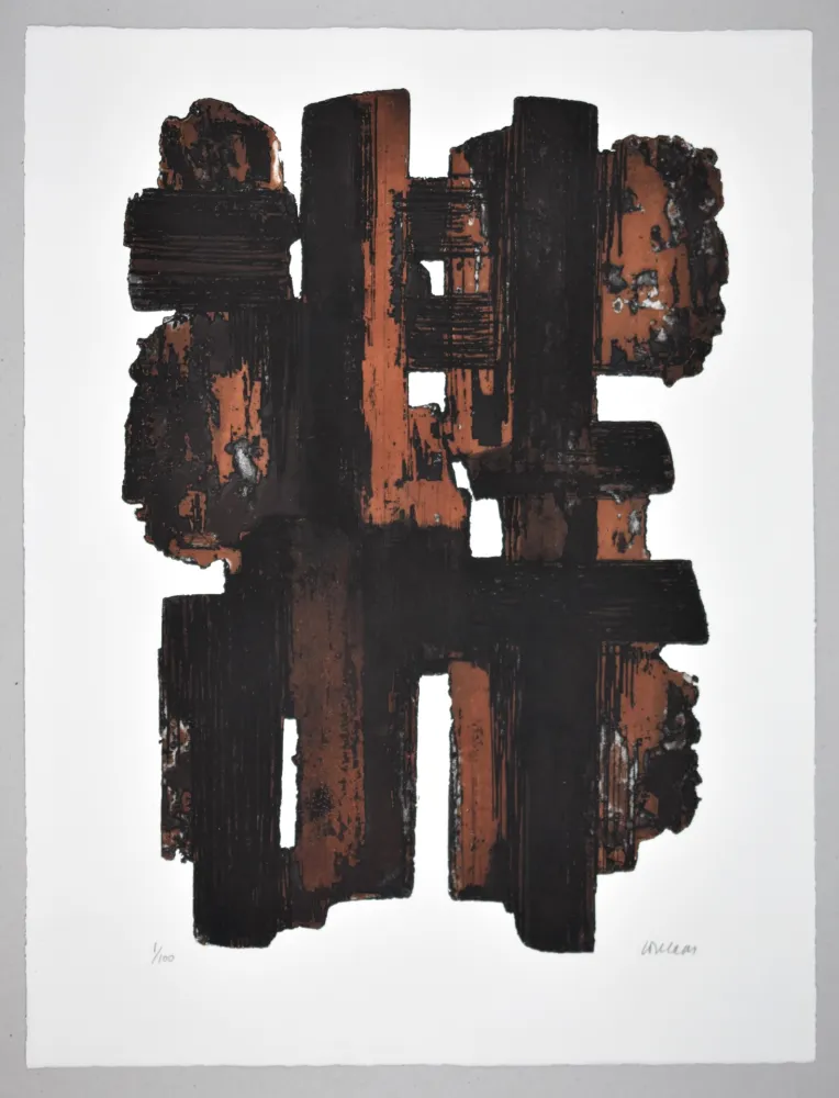 Acquaforte Soulages - EAU FORTE IX