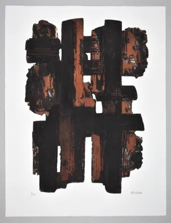 Acquaforte Soulages - EAU FORTE IX