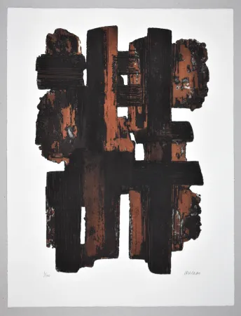 Acquaforte Soulages - EAU FORTE IX