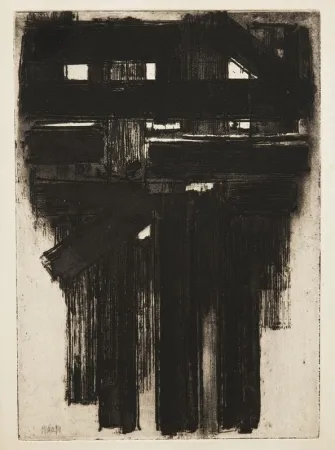 Acquaforte Soulages - Eau-forte n° III