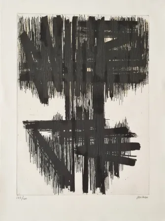 Acquaforte Soulages - Eau-forte VI 