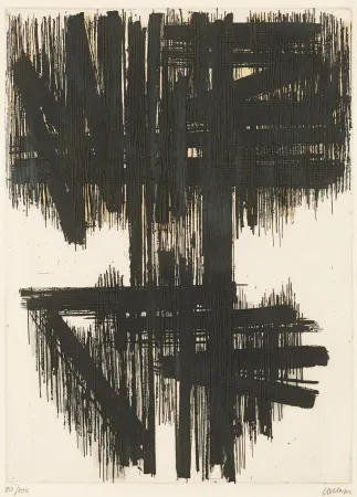 Acquaforte Soulages - Eau-forte VI