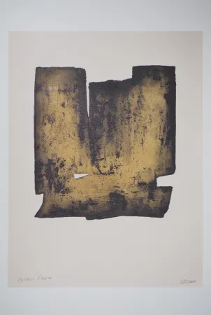 Libro Illustrato Soulages - Eau forte XII