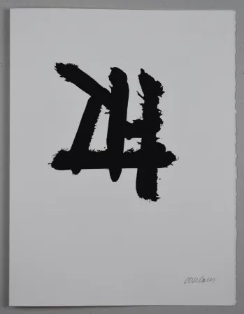 Acquaforte Soulages - EAU FORTE XXXIV