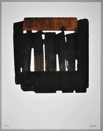 Acquaforte Soulages - EAU FORTE XXXVI