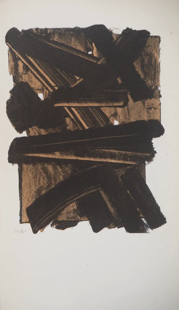 Litografia Soulages - Gouache 13