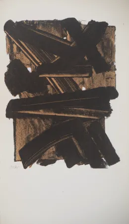Litografia Soulages - Gouache 13