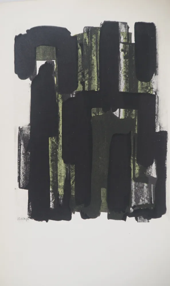 Litografia Soulages - Gouache 8