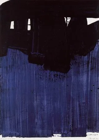 Litografia Soulages - Litho n° 23