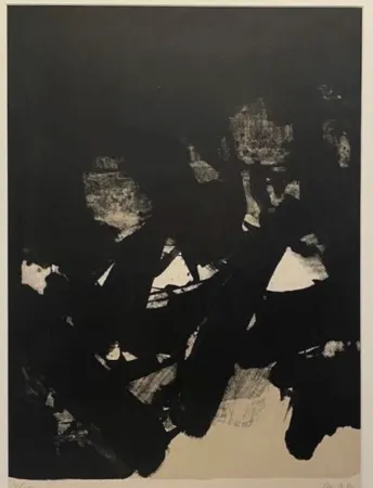 Litografia Soulages - Lithographie 13