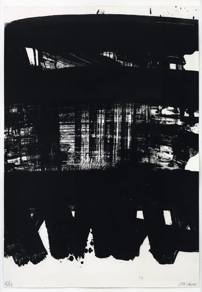 Litografia Soulages - Lithographie 21