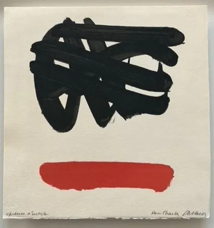 Litografia Soulages - LITHOGRAPHIE 30