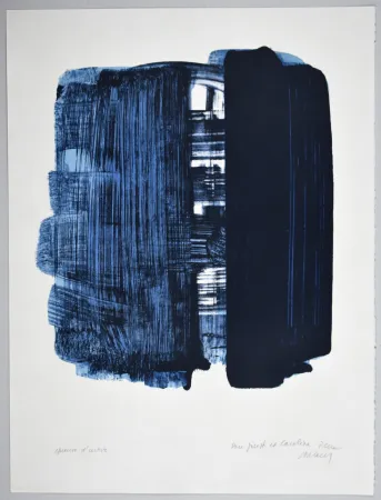 Litografia Soulages - LITHOGRAPHIE 33