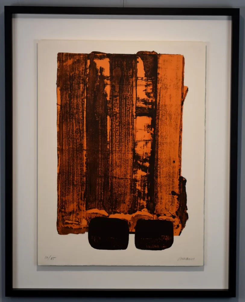 Litografia Soulages - Lithographie 34
