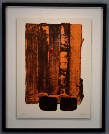 Litografia Soulages - Lithographie 34