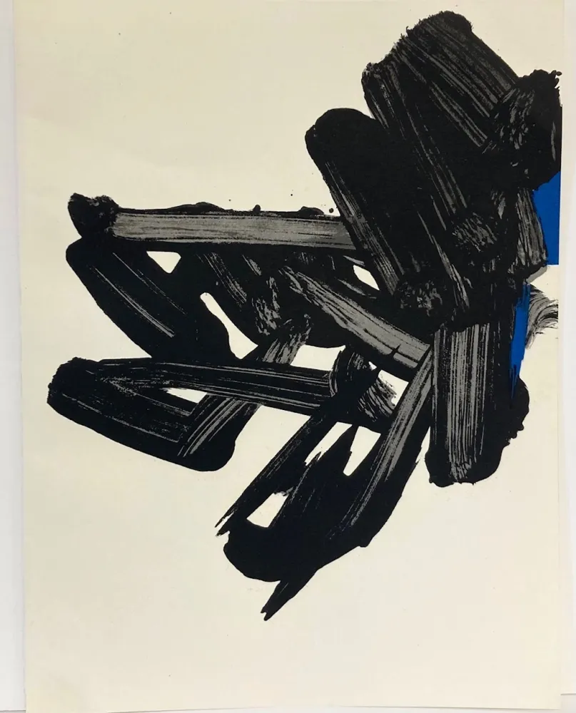 Litografia Soulages - Lithographie n° 17. 1964.