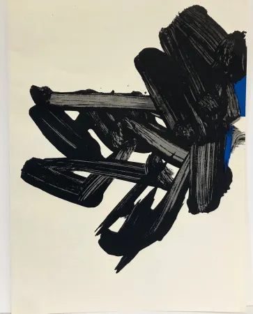 Litografia Soulages - Lithographie n° 17. 1964.