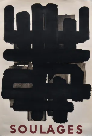 Litografia Soulages - Lithographie n° 3 Berggruen, 1958