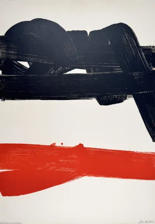 Litografia Soulages - Lithographie n°27 