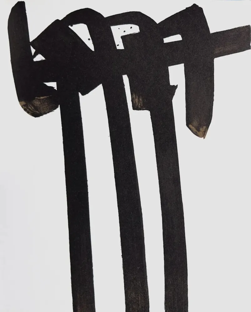 Litografia Soulages - Lithographie n°28